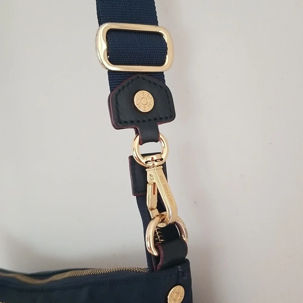 MZ Wallace Dawn Blue / Gold Hardware Downtown Crosby Hobo/Cross…